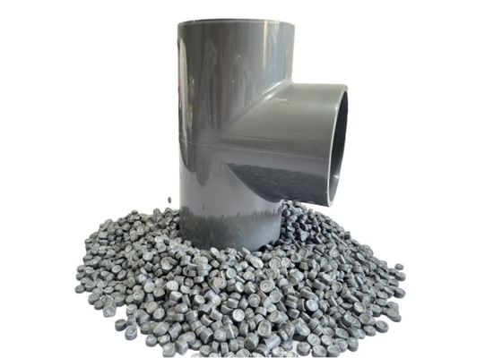 UPVC Plastic Raw Material Injection Grade Compound Pellets For Pipe Fittings Sewage Pipe Fitting Compound