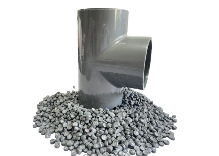 UPVC Plastic Raw Material Injection Grade Compound Pellets For Pipe Fittings Sewage Pipe Fitting Compound